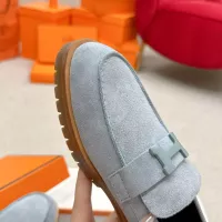 Cheap Hermes Leather Shoes For Women #1341223 Replica Wholesale [$125.00 USD] [ITEM#1341223] on Replica Hermes Leather Shoes