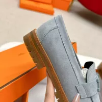 Cheap Hermes Leather Shoes For Women #1341223 Replica Wholesale [$125.00 USD] [ITEM#1341223] on Replica Hermes Leather Shoes