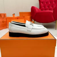 Cheap Hermes Leather Shoes For Women #1341224 Replica Wholesale [$125.00 USD] [ITEM#1341224] on Replica Hermes Leather Shoes