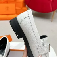 Cheap Hermes Leather Shoes For Women #1341224 Replica Wholesale [$125.00 USD] [ITEM#1341224] on Replica Hermes Leather Shoes