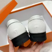 Cheap Hermes Leather Shoes For Women #1341224 Replica Wholesale [$125.00 USD] [ITEM#1341224] on Replica Hermes Leather Shoes