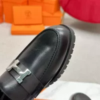 Cheap Hermes Leather Shoes For Women #1341225 Replica Wholesale [$125.00 USD] [ITEM#1341225] on Replica Hermes Leather Shoes