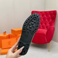 Cheap Hermes Leather Shoes For Women #1341225 Replica Wholesale [$125.00 USD] [ITEM#1341225] on Replica Hermes Leather Shoes