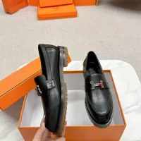 Cheap Hermes Leather Shoes For Women #1341226 Replica Wholesale [$125.00 USD] [ITEM#1341226] on Replica Hermes Leather Shoes