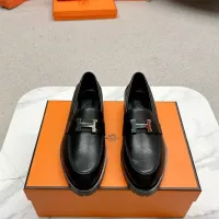 Cheap Hermes Leather Shoes For Women #1341226 Replica Wholesale [$125.00 USD] [ITEM#1341226] on Replica Hermes Leather Shoes