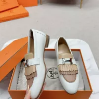 Cheap Hermes Leather Shoes For Women #1341227 Replica Wholesale [$125.00 USD] [ITEM#1341227] on Replica Hermes Leather Shoes