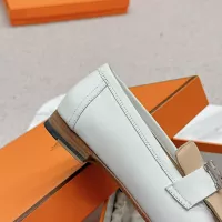 Cheap Hermes Leather Shoes For Women #1341227 Replica Wholesale [$125.00 USD] [ITEM#1341227] on Replica Hermes Leather Shoes