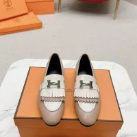 Cheap Hermes Leather Shoes For Women #1341228 Replica Wholesale [$125.00 USD] [ITEM#1341228] on Replica Hermes Leather Shoes