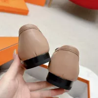 Cheap Hermes Leather Shoes For Women #1341228 Replica Wholesale [$125.00 USD] [ITEM#1341228] on Replica Hermes Leather Shoes