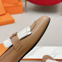 Cheap Hermes Leather Shoes For Women #1341229 Replica Wholesale [$125.00 USD] [ITEM#1341229] on Replica Hermes Leather Shoes
