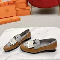 Cheap Hermes Leather Shoes For Women #1341230 Replica Wholesale [$125.00 USD] [ITEM#1341230] on Replica Hermes Leather Shoes