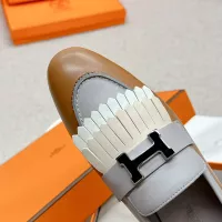 Cheap Hermes Leather Shoes For Women #1341230 Replica Wholesale [$125.00 USD] [ITEM#1341230] on Replica Hermes Leather Shoes