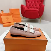 Cheap Hermes Leather Shoes For Women #1341231 Replica Wholesale [$125.00 USD] [ITEM#1341231] on Replica Hermes Leather Shoes
