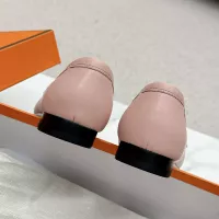 Cheap Hermes Leather Shoes For Women #1341231 Replica Wholesale [$125.00 USD] [ITEM#1341231] on Replica Hermes Leather Shoes