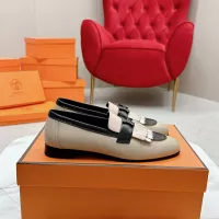 Cheap Hermes Leather Shoes For Women #1341237 Replica Wholesale [$125.00 USD] [ITEM#1341237] on Replica Hermes Leather Shoes