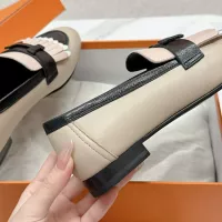 Cheap Hermes Leather Shoes For Women #1341237 Replica Wholesale [$125.00 USD] [ITEM#1341237] on Replica Hermes Leather Shoes