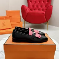 Cheap Hermes Leather Shoes For Women #1341240 Replica Wholesale [$125.00 USD] [ITEM#1341240] on Replica Hermes Leather Shoes