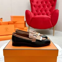 Cheap Hermes Leather Shoes For Women #1341241 Replica Wholesale [$125.00 USD] [ITEM#1341241] on Replica Hermes Leather Shoes