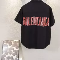 Cheap Balenciaga Shirts Short Sleeved For Unisex #1341255 Replica Wholesale [$42.00 USD] [ITEM#1341255] on Replica Balenciaga Shirts