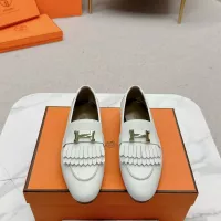 Cheap Hermes Leather Shoes For Women #1341257 Replica Wholesale [$125.00 USD] [ITEM#1341257] on Replica Hermes Leather Shoes