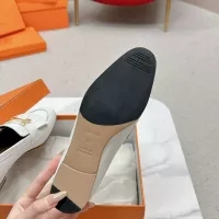 Cheap Hermes Leather Shoes For Women #1341257 Replica Wholesale [$125.00 USD] [ITEM#1341257] on Replica Hermes Leather Shoes