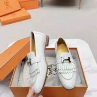 Cheap Hermes Leather Shoes For Women #1341259 Replica Wholesale [$125.00 USD] [ITEM#1341259] on Replica Hermes Leather Shoes