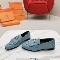 Cheap Hermes Leather Shoes For Women #1341260 Replica Wholesale [$125.00 USD] [ITEM#1341260] on Replica Hermes Leather Shoes