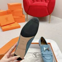 Cheap Hermes Leather Shoes For Women #1341260 Replica Wholesale [$125.00 USD] [ITEM#1341260] on Replica Hermes Leather Shoes