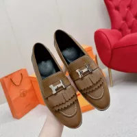 Cheap Hermes Leather Shoes For Women #1341261 Replica Wholesale [$125.00 USD] [ITEM#1341261] on Replica Hermes Leather Shoes