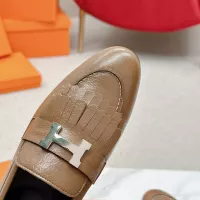Cheap Hermes Leather Shoes For Women #1341261 Replica Wholesale [$125.00 USD] [ITEM#1341261] on Replica Hermes Leather Shoes