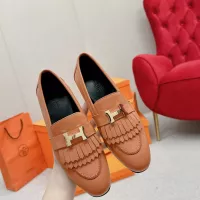 Cheap Hermes Leather Shoes For Women #1341262 Replica Wholesale [$125.00 USD] [ITEM#1341262] on Replica Hermes Leather Shoes
