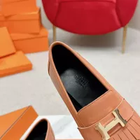 Cheap Hermes Leather Shoes For Women #1341262 Replica Wholesale [$125.00 USD] [ITEM#1341262] on Replica Hermes Leather Shoes