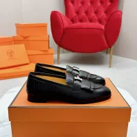 Cheap Hermes Leather Shoes For Women #1341263 Replica Wholesale [$125.00 USD] [ITEM#1341263] on Replica Hermes Leather Shoes