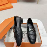Cheap Hermes Leather Shoes For Women #1341265 Replica Wholesale [$125.00 USD] [ITEM#1341265] on Replica Hermes Leather Shoes