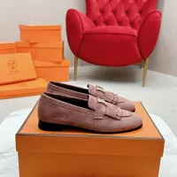 Cheap Hermes Leather Shoes For Women #1341267 Replica Wholesale [$125.00 USD] [ITEM#1341267] on Replica Hermes Leather Shoes