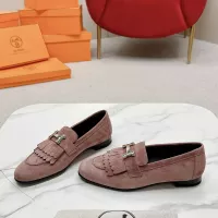 Cheap Hermes Leather Shoes For Women #1341267 Replica Wholesale [$125.00 USD] [ITEM#1341267] on Replica Hermes Leather Shoes