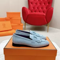 Cheap Hermes Leather Shoes For Women #1341268 Replica Wholesale [$125.00 USD] [ITEM#1341268] on Replica Hermes Leather Shoes