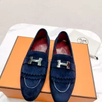 Cheap Hermes Leather Shoes For Women #1341270 Replica Wholesale [$125.00 USD] [ITEM#1341270] on Replica Hermes Leather Shoes