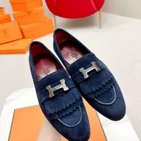 Cheap Hermes Leather Shoes For Women #1341270 Replica Wholesale [$125.00 USD] [ITEM#1341270] on Replica Hermes Leather Shoes