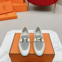 Cheap Hermes Leather Shoes For Women #1341271 Replica Wholesale [$125.00 USD] [ITEM#1341271] on Replica Hermes Leather Shoes