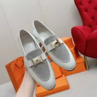 Cheap Hermes Leather Shoes For Women #1341271 Replica Wholesale [$125.00 USD] [ITEM#1341271] on Replica Hermes Leather Shoes