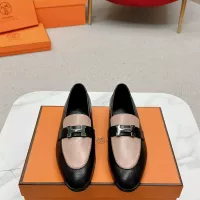 Cheap Hermes Leather Shoes For Women #1341274 Replica Wholesale [$125.00 USD] [ITEM#1341274] on Replica Hermes Leather Shoes