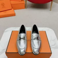 Cheap Hermes Leather Shoes For Women #1341275 Replica Wholesale [$125.00 USD] [ITEM#1341275] on Replica Hermes Leather Shoes