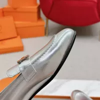 Cheap Hermes Leather Shoes For Women #1341275 Replica Wholesale [$125.00 USD] [ITEM#1341275] on Replica Hermes Leather Shoes