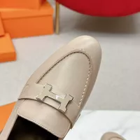 Cheap Hermes Leather Shoes For Women #1341276 Replica Wholesale [$125.00 USD] [ITEM#1341276] on Replica Hermes Leather Shoes