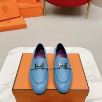 Cheap Hermes Leather Shoes For Women #1341277 Replica Wholesale [$125.00 USD] [ITEM#1341277] on Replica Hermes Leather Shoes