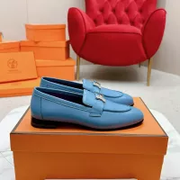 Cheap Hermes Leather Shoes For Women #1341277 Replica Wholesale [$125.00 USD] [ITEM#1341277] on Replica Hermes Leather Shoes
