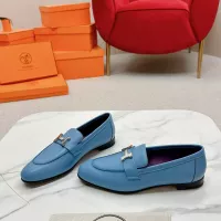 Cheap Hermes Leather Shoes For Women #1341277 Replica Wholesale [$125.00 USD] [ITEM#1341277] on Replica Hermes Leather Shoes