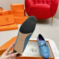 Cheap Hermes Leather Shoes For Women #1341277 Replica Wholesale [$125.00 USD] [ITEM#1341277] on Replica Hermes Leather Shoes
