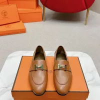 Cheap Hermes Leather Shoes For Women #1341278 Replica Wholesale [$125.00 USD] [ITEM#1341278] on Replica Hermes Leather Shoes
